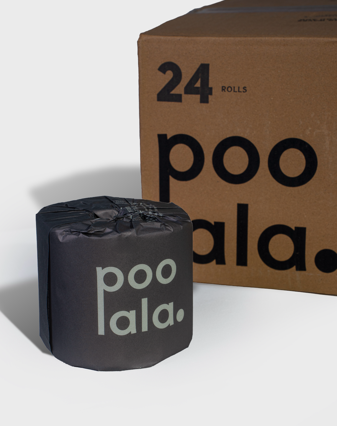 24 Rolls - Poolala Bamboo Toilet Paper